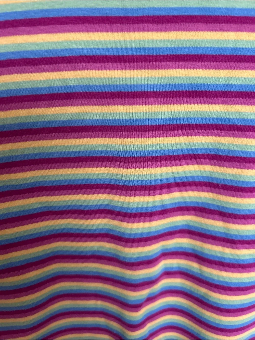 Girls' Multi Rainbow Stripe Long-Sleeve Tee with Matching Leggings